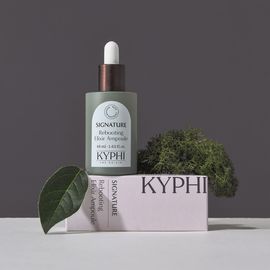 KYPHI Signature Rebooting Elixir Ampoule 48ml – Low-Molecular, Anti-Wrinkle, Elasticity Boost, Forest Scent, Plant-Based Formula by TSPARK LAB _ Made in KOREA
